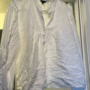 White banana republic, peasant shirt